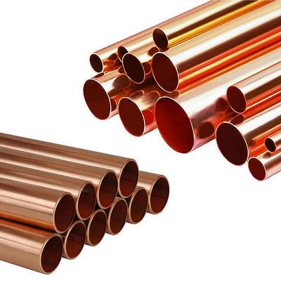 کیفیت  C10100 C10200 99.9% Pure Copper Piping C11000 15mm 22mm For Water Pipes کارخانه
