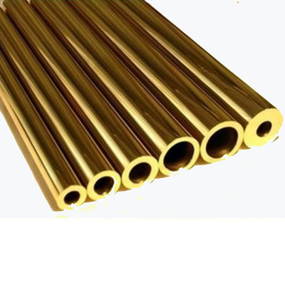 لوله برنجی بدون درز دقیق ASTM C22000 لوله مسی مستقیم H62 با دیواره نازک ETP 99.9% خالص